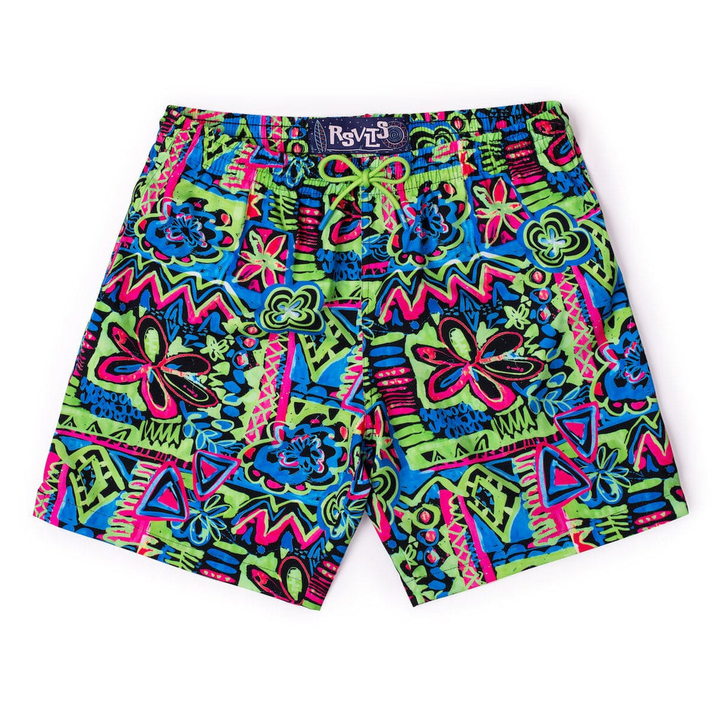RSVLTS Reef Riot Hybrid Shorts in Multicolor — detail 5