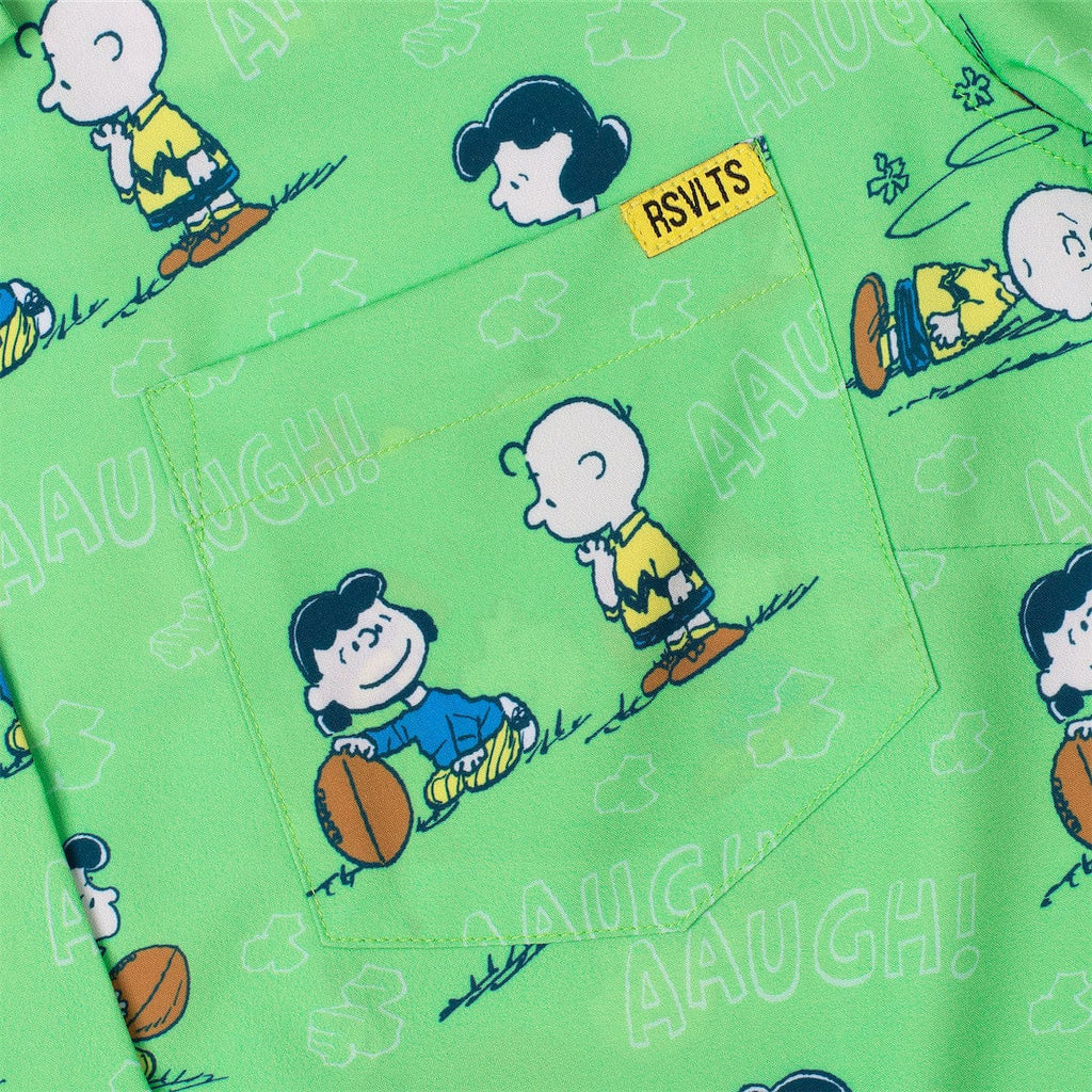 RSVLTS AAUGH! Women's KUNUFLEX Short Sleeve Shirt in Green — detail 8