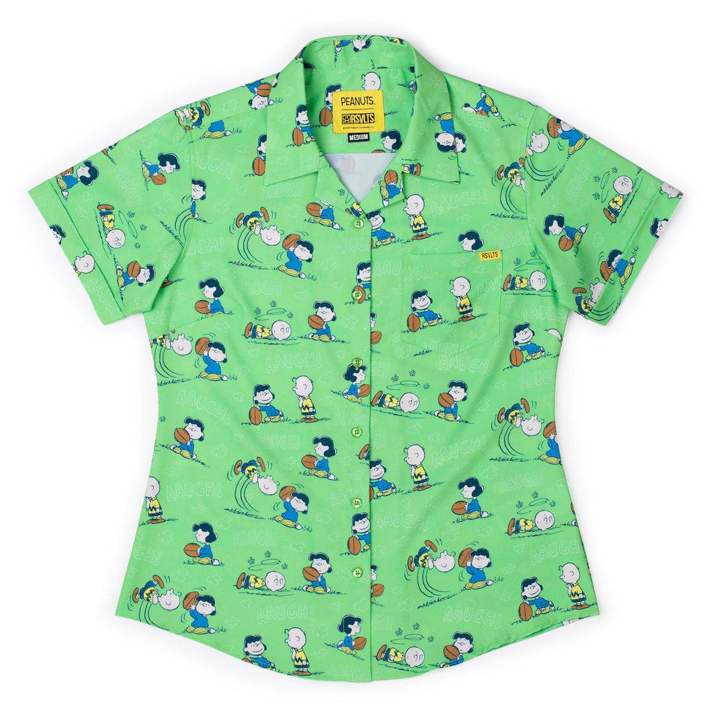 RSVLTS AAUGH! Women's KUNUFLEX Short Sleeve Shirt in Green — detail 6