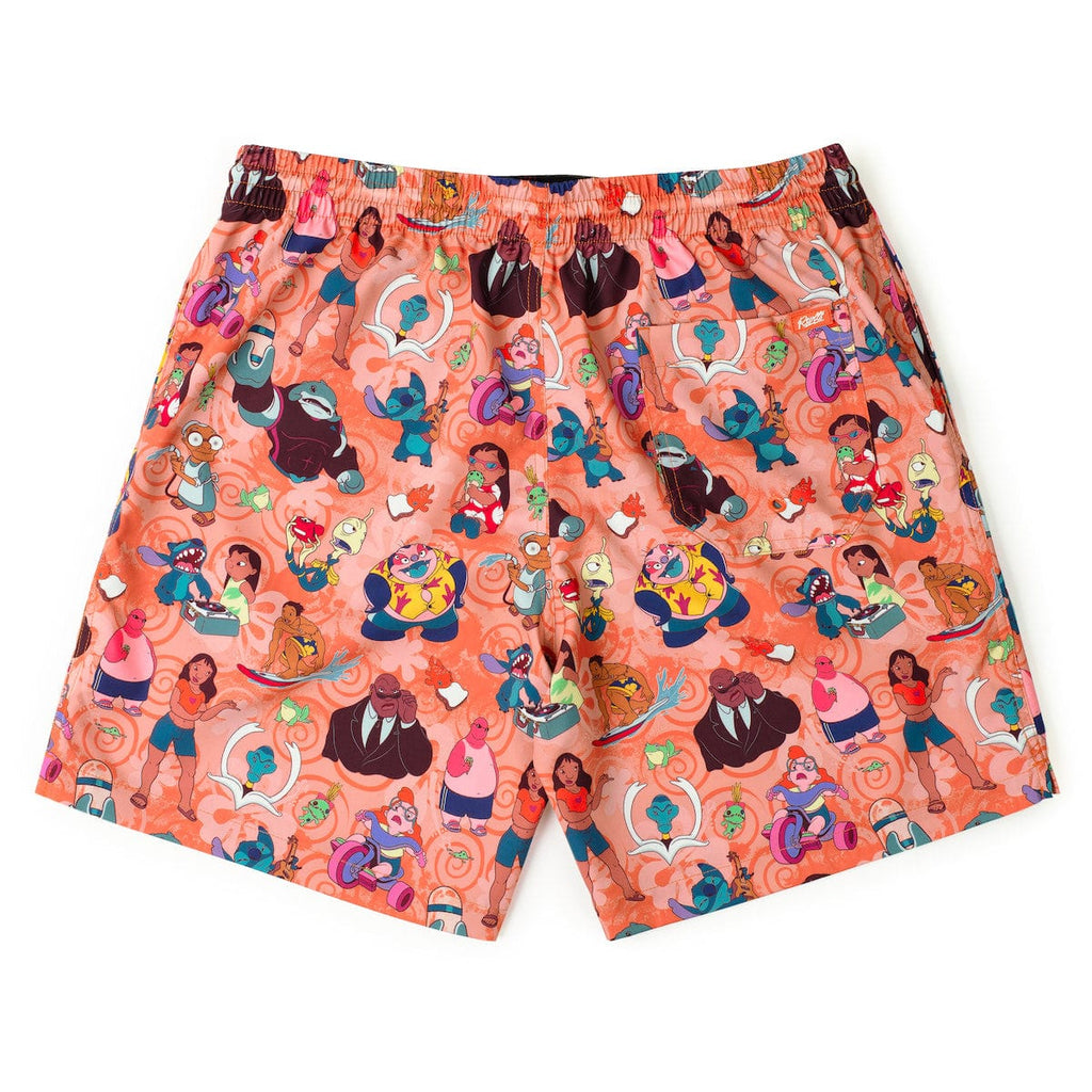 RSVLTS Ohana Means Family Hybrid Shorts in Multicolor — detail 6