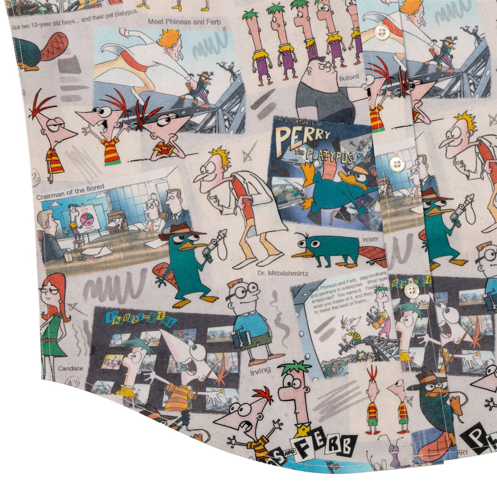 RSVLTS Tri-State Sketches KUNUFLEX Short Sleeve Shirt in Multicolor — detail 9