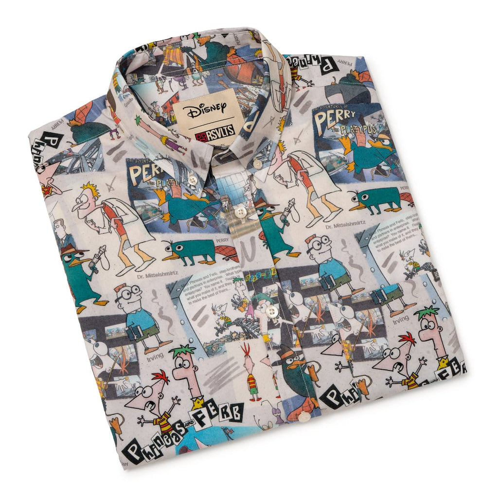 RSVLTS Tri-State Sketches KUNUFLEX Short Sleeve Shirt in Multicolor — detail 10