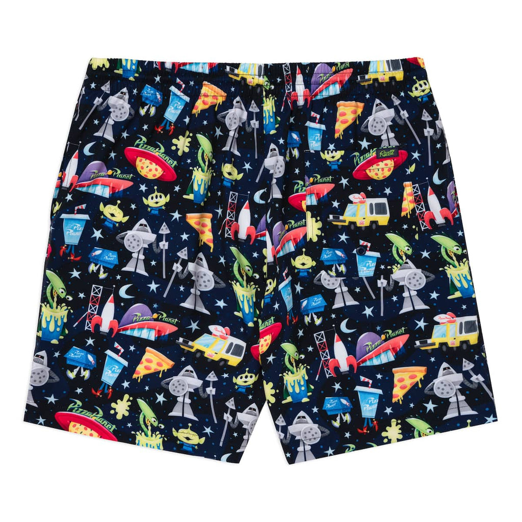 RSVLTS What a Spaceport! Hybrid Shorts in Black — detail 5
