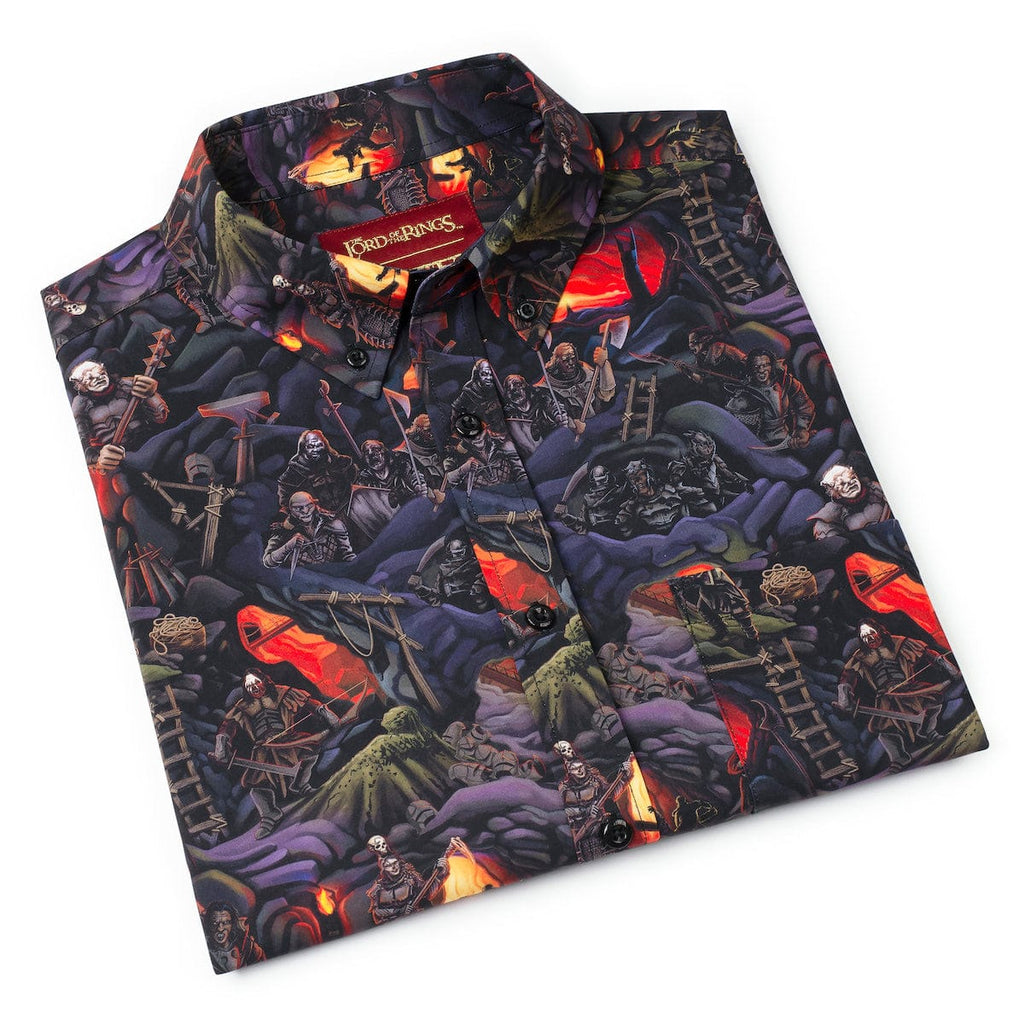 RSVLTS Caverns of Isengard KUNUFLEX Short Sleeve Shirt in Black — detail 10