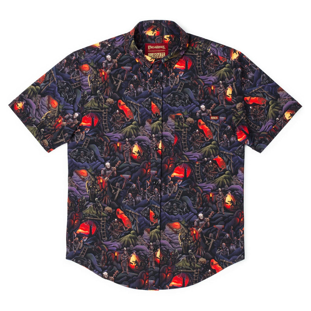 RSVLTS Caverns of Isengard KUNUFLEX Short Sleeve Shirt in Black — detail 7