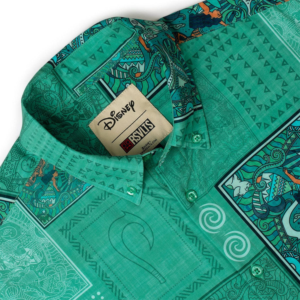 RSVLTS Ocean Tapestry KUNUFLEX Short Sleeve Shirt — detail 5