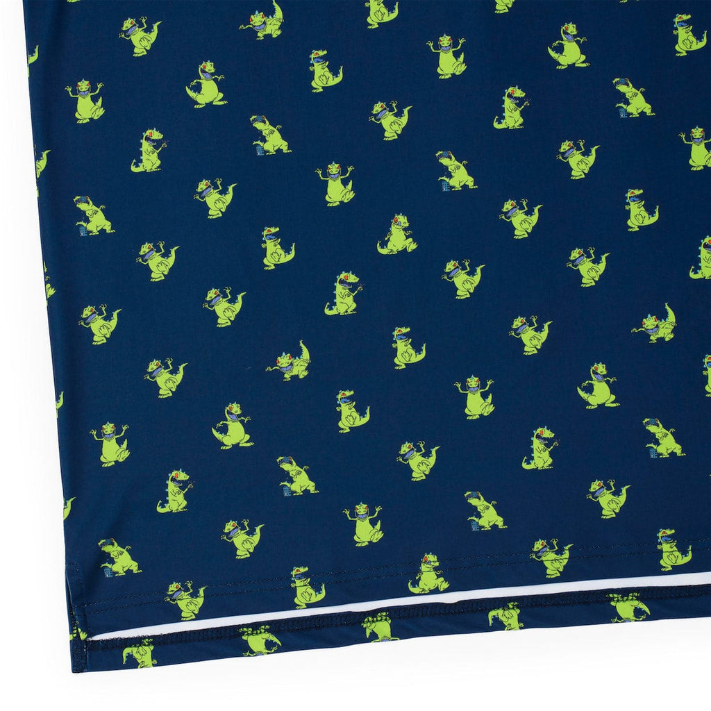 RSVLTS Reptar Rampage All-Day Polo in Blue — detail 6