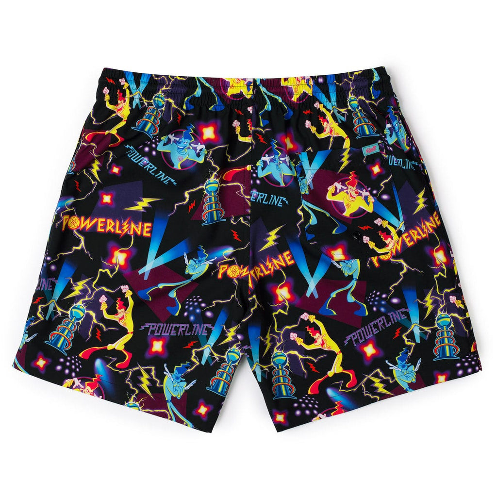 RSVLTS Powerline Hybrid Shorts in Black — detail 4