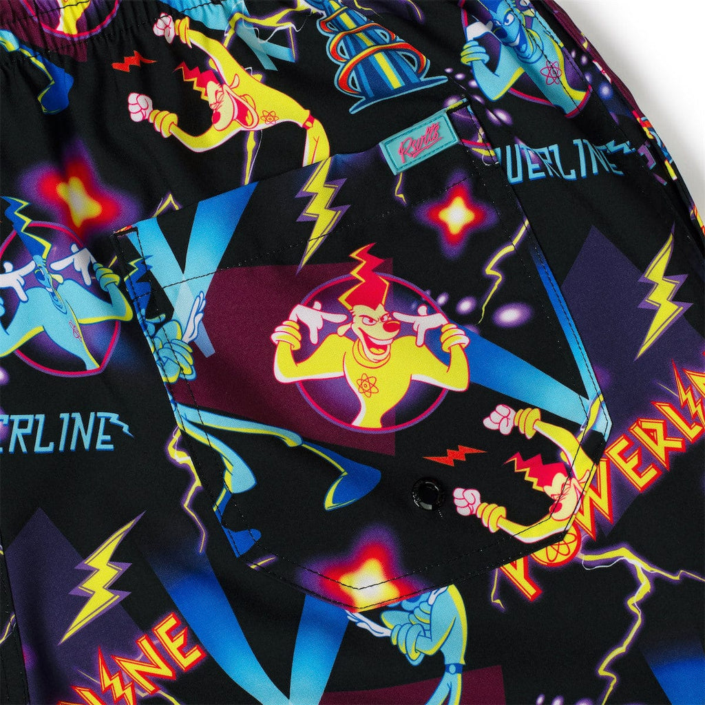RSVLTS Powerline Hybrid Shorts in Black — detail 2