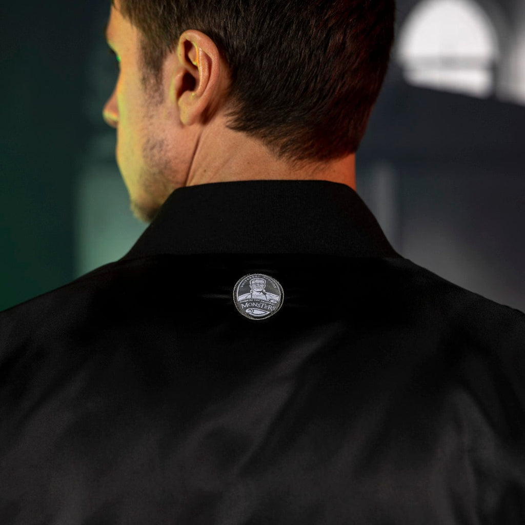 RSVLTS The Scream Team Coach Jacket in Black — detail 6