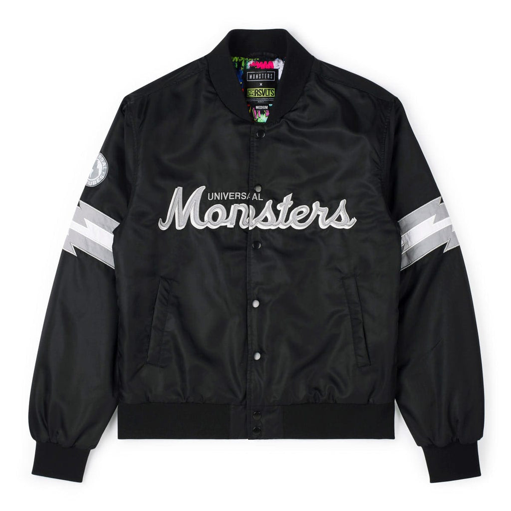 RSVLTS The Scream Team Coach Jacket in Black — detail 13