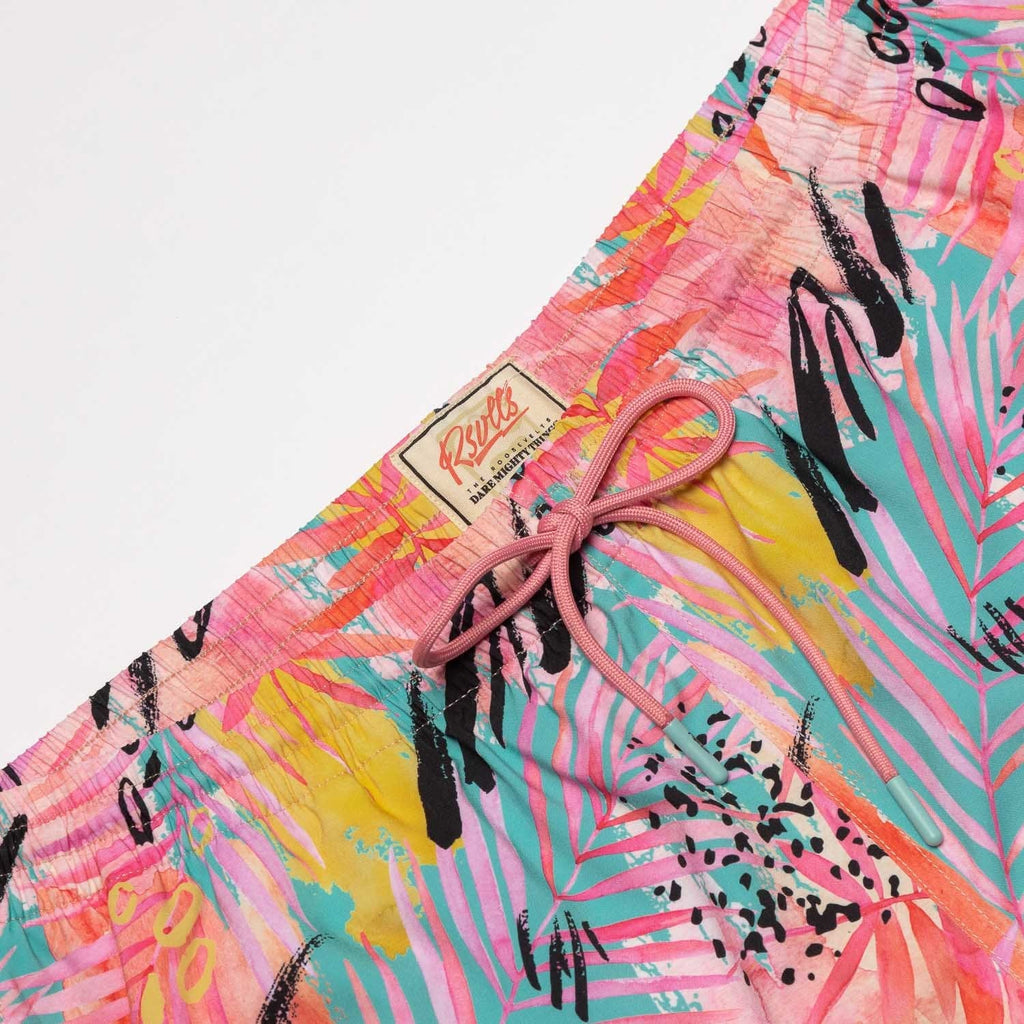 RSVLTS O.G. Ramblebousse Hybrid Shorts in Orange — detail 2