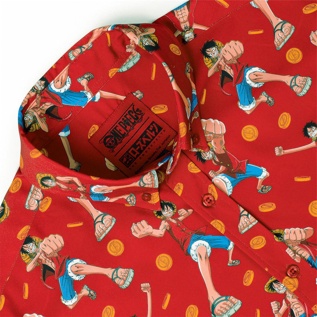 RSVLTS I’m Going to Become… KUNUFLEX Short Sleeve Shirt in Red — detail 6