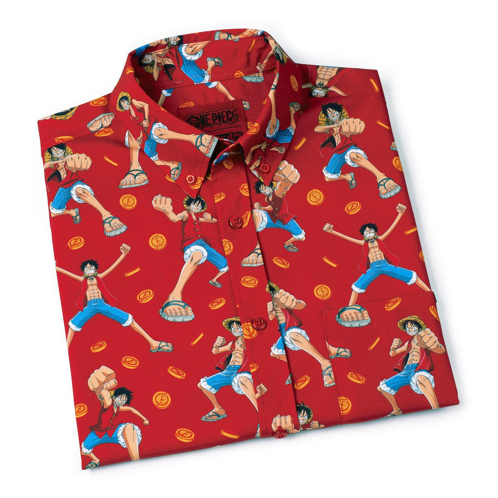 RSVLTS I’m Going to Become… KUNUFLEX Short Sleeve Shirt in Red — detail 8