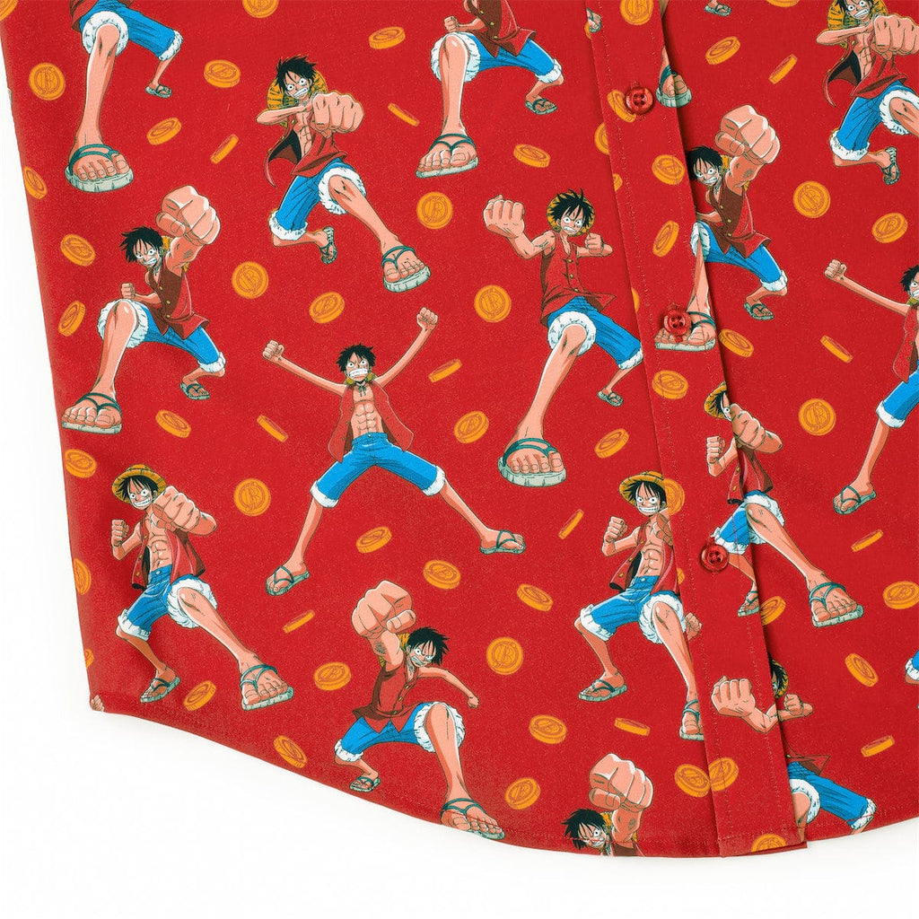 RSVLTS I’m Going to Become… KUNUFLEX Short Sleeve Shirt in Red — detail 7