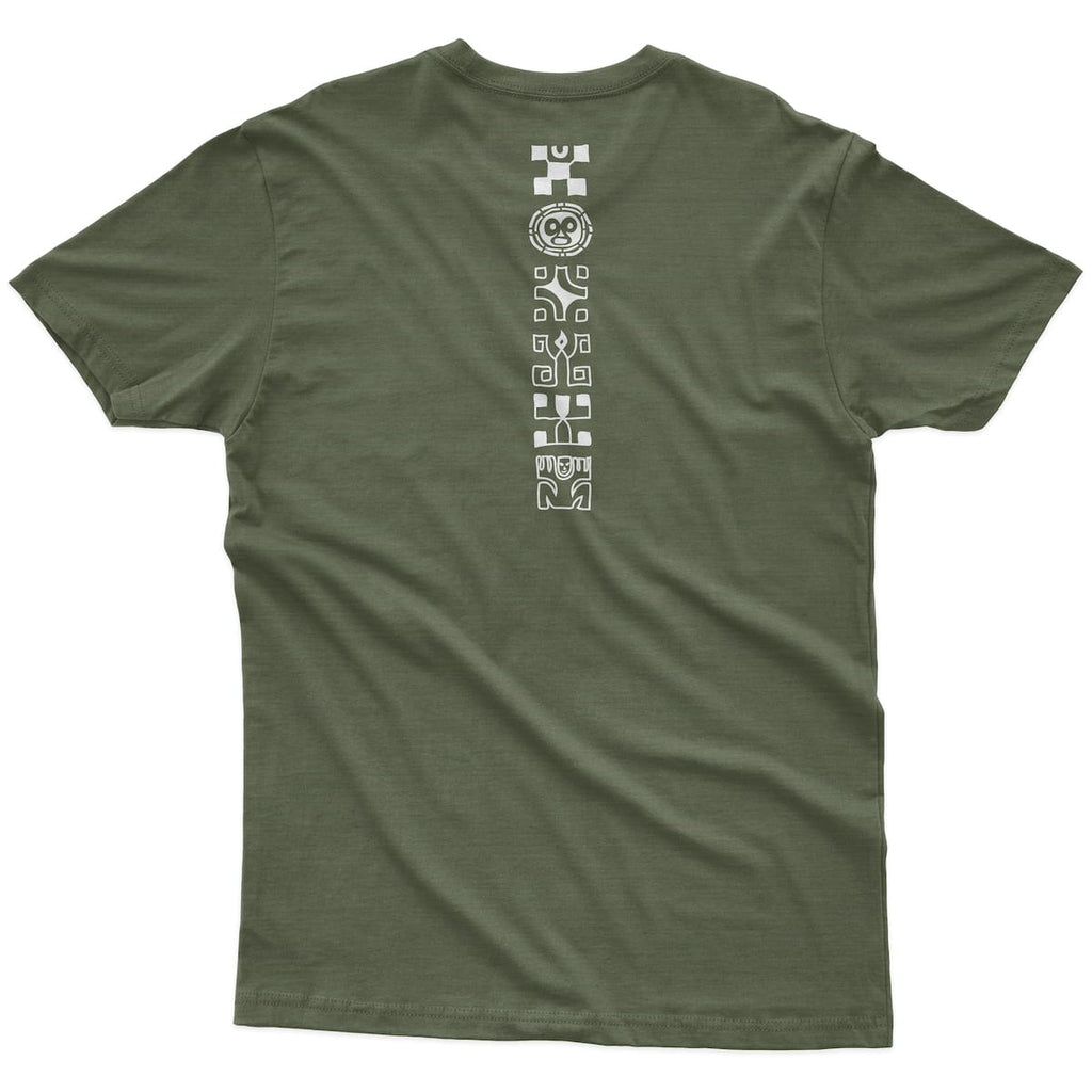 RSVLTS Tiki Teddy Crewneck Tee in Green — detail 2