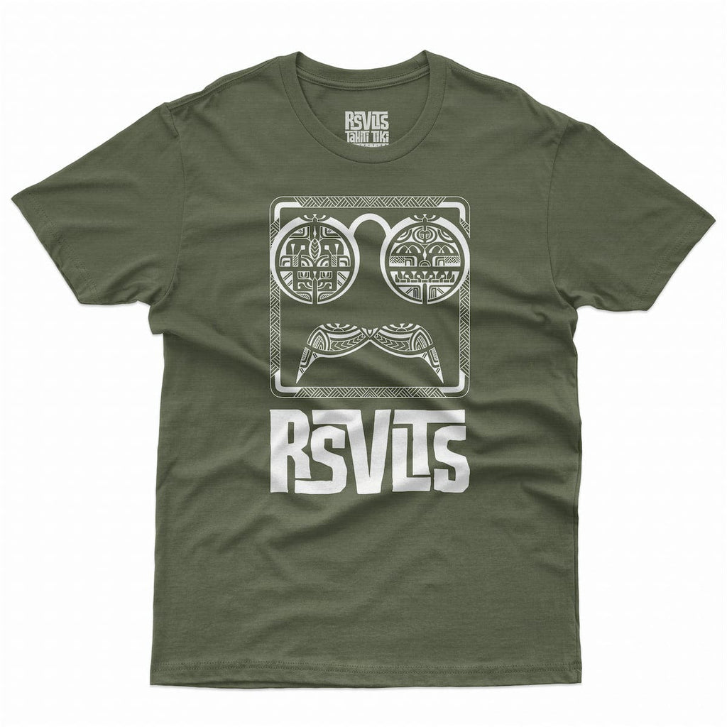 RSVLTS Tiki Teddy Crewneck Tee in Green — detail 3