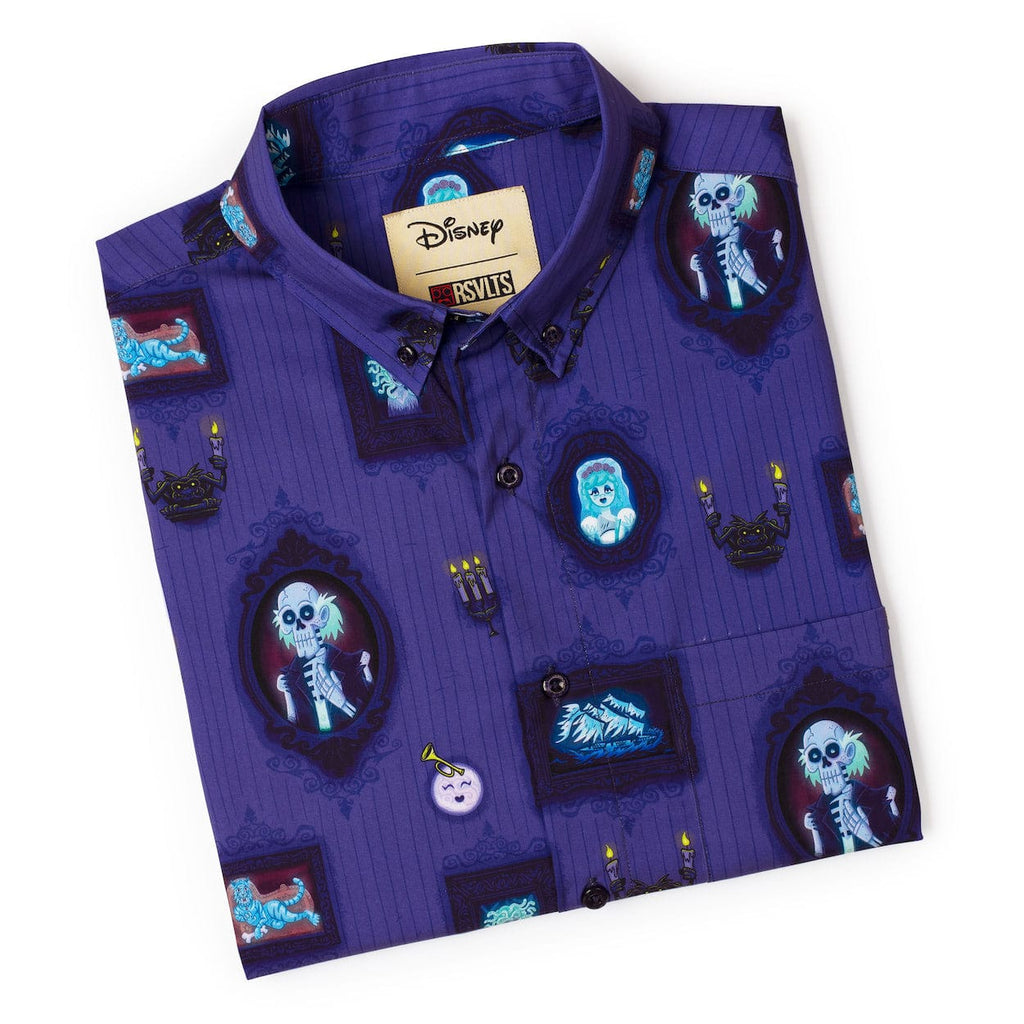 RSVLTS Ghostly Gallery KUNUFLEX Short Sleeve Shirt in Purple — detail 13