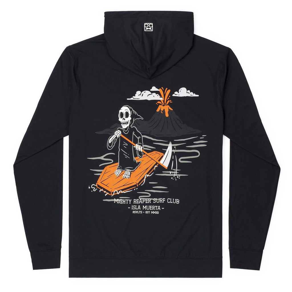 RSVLTS Mighty Reaper Surf Club Performance Hoodie — front view