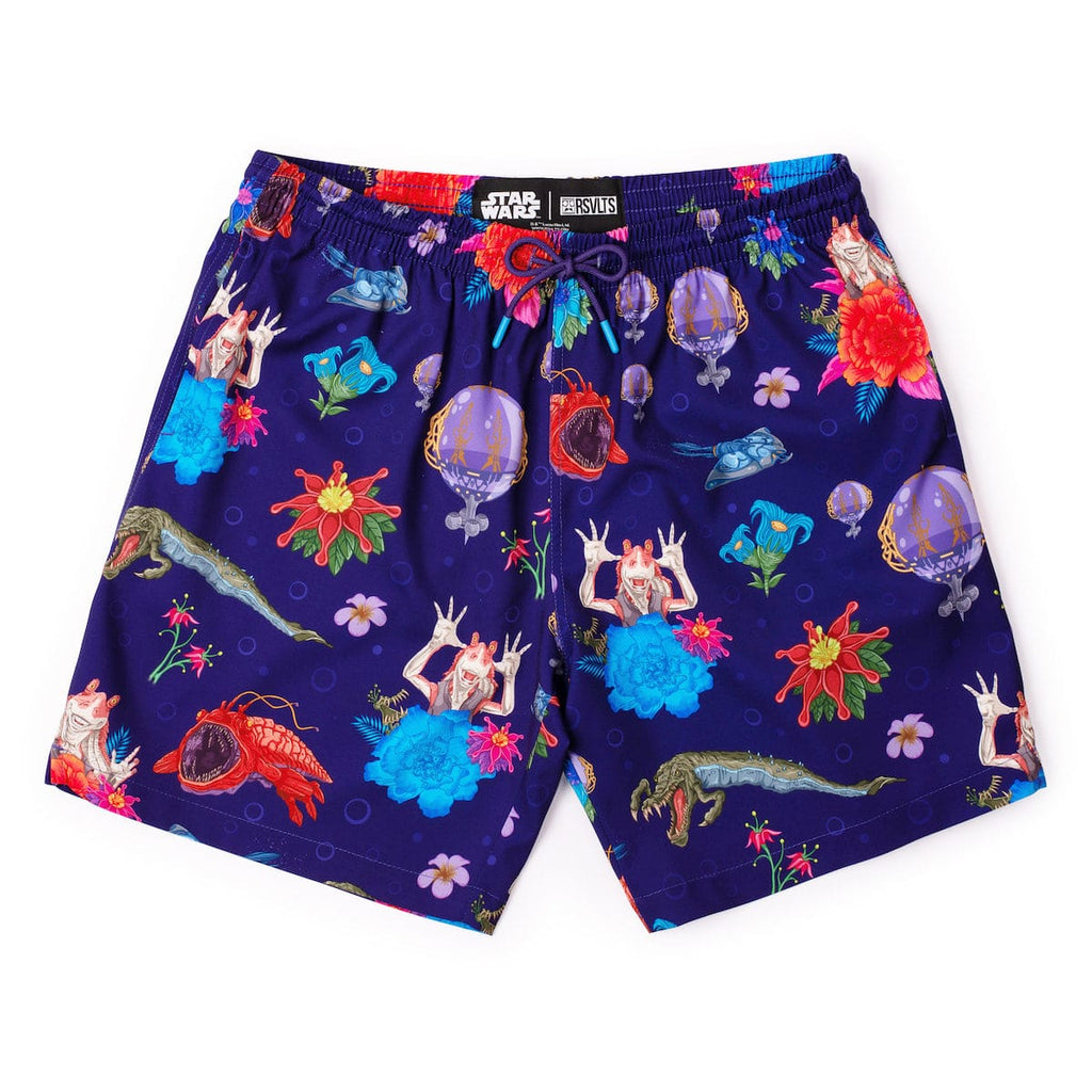 RSVLTS Gungan Style Hybrid Shorts in Blue — detail 6