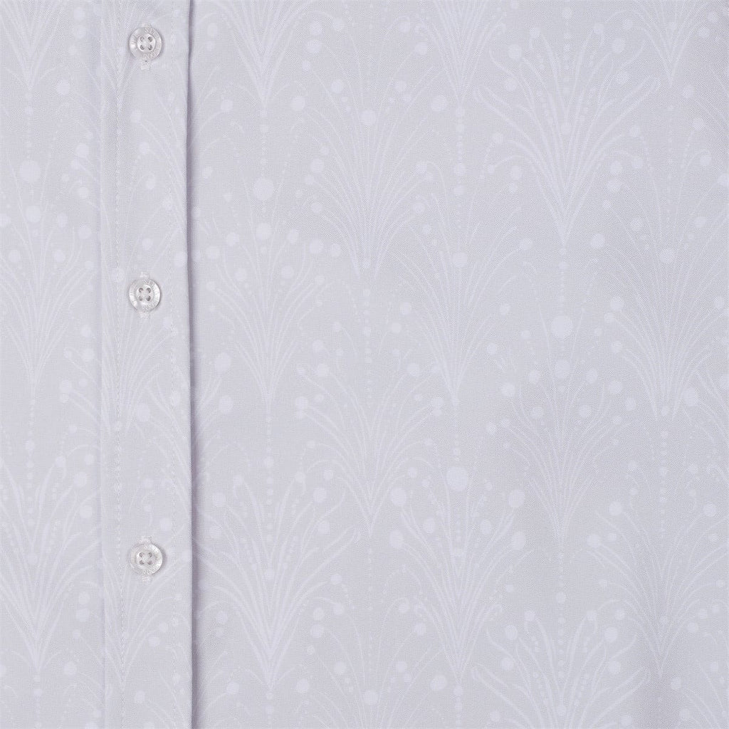 RSVLTS Gin Joint Jubilee Good Looks KUNUFLEX Dress Shirt in Gray — detail 8