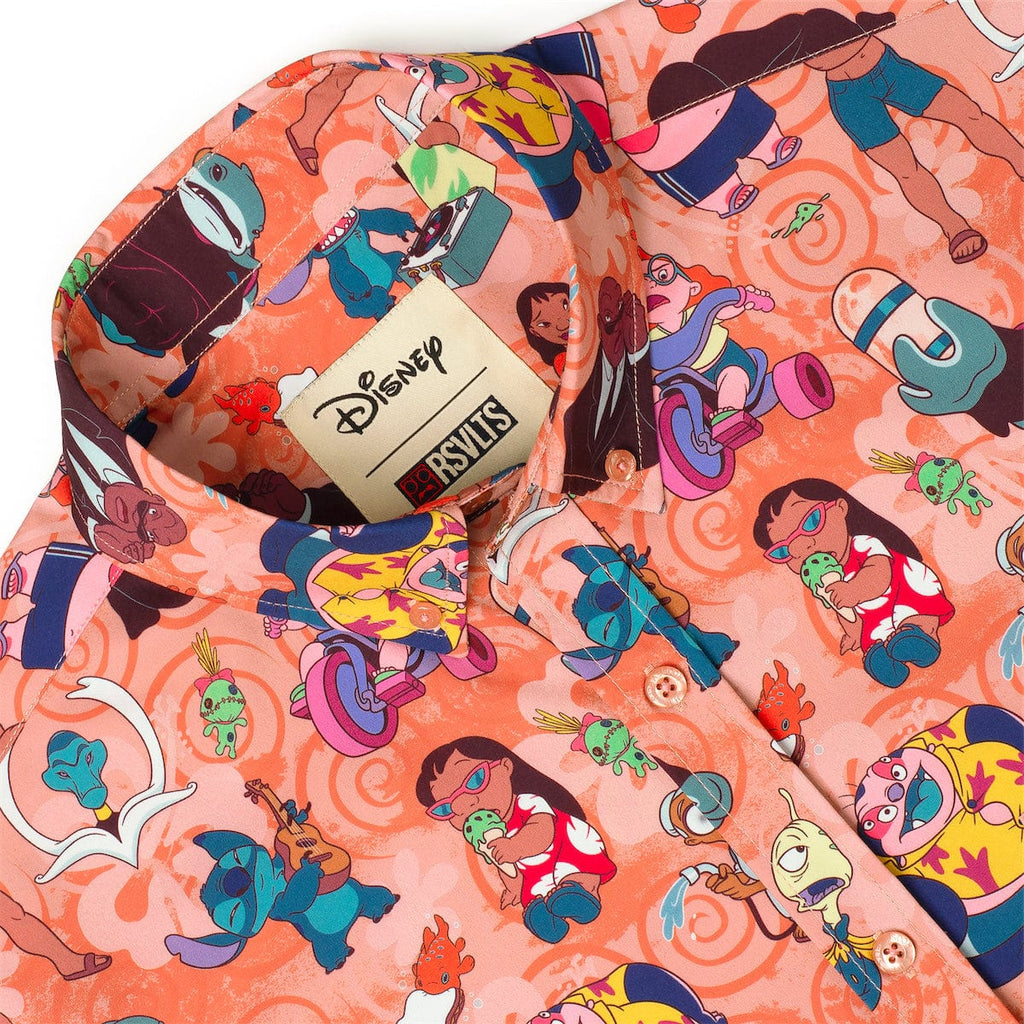 RSVLTS Ohana Means Family KUNUFLEX Short Sleeve Shirt in Multicolor — detail 8