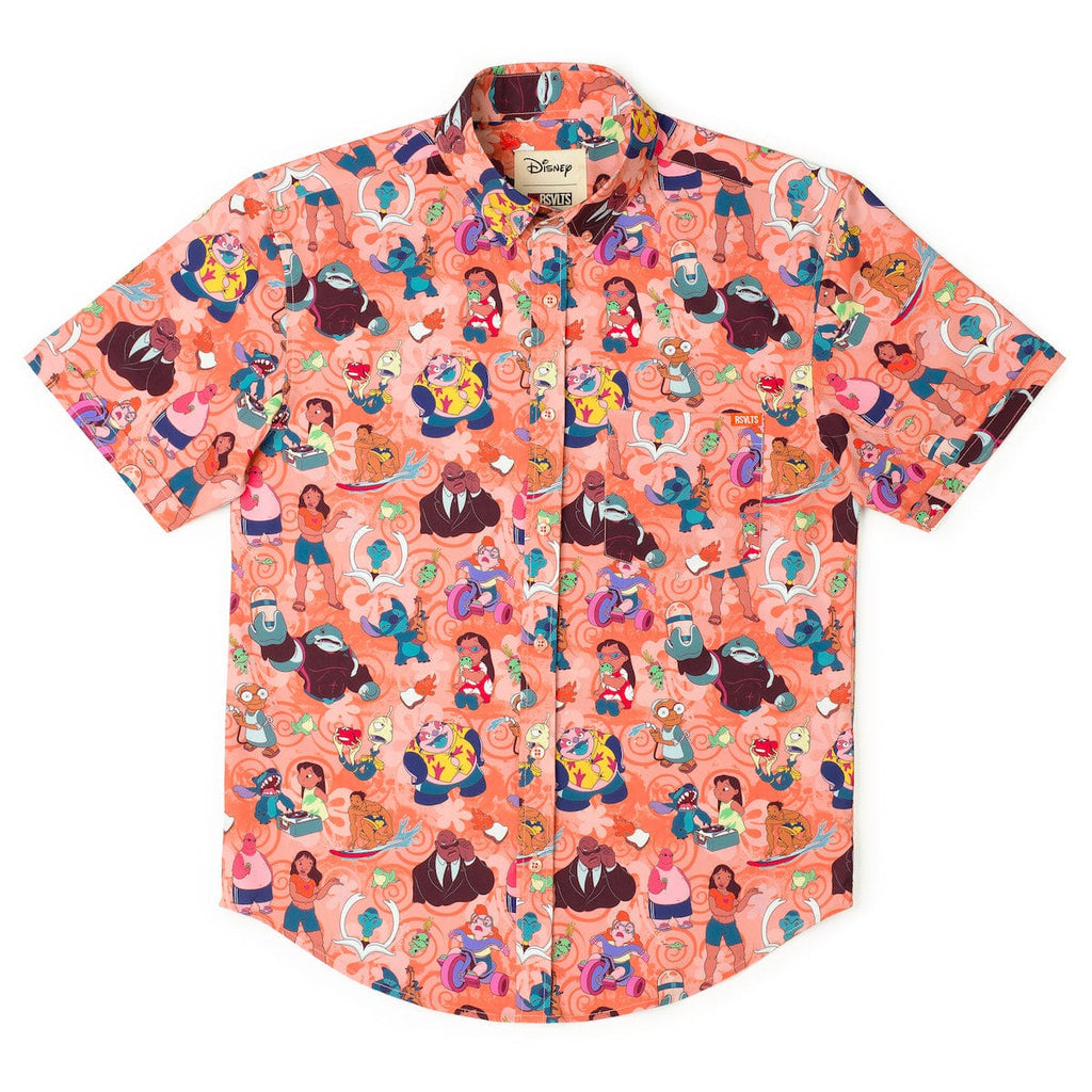 RSVLTS Ohana Means Family KUNUFLEX Short Sleeve Shirt in Multicolor — detail 7