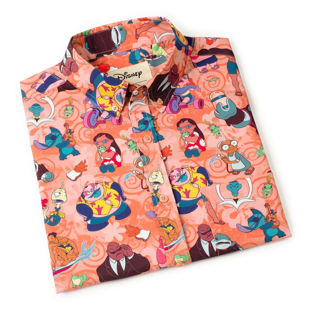 RSVLTS Ohana Means Family KUNUFLEX Short Sleeve Shirt in Multicolor — detail 10