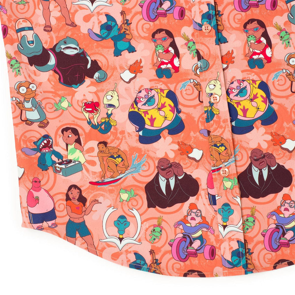 RSVLTS Ohana Means Family KUNUFLEX Short Sleeve Shirt in Multicolor — detail 9