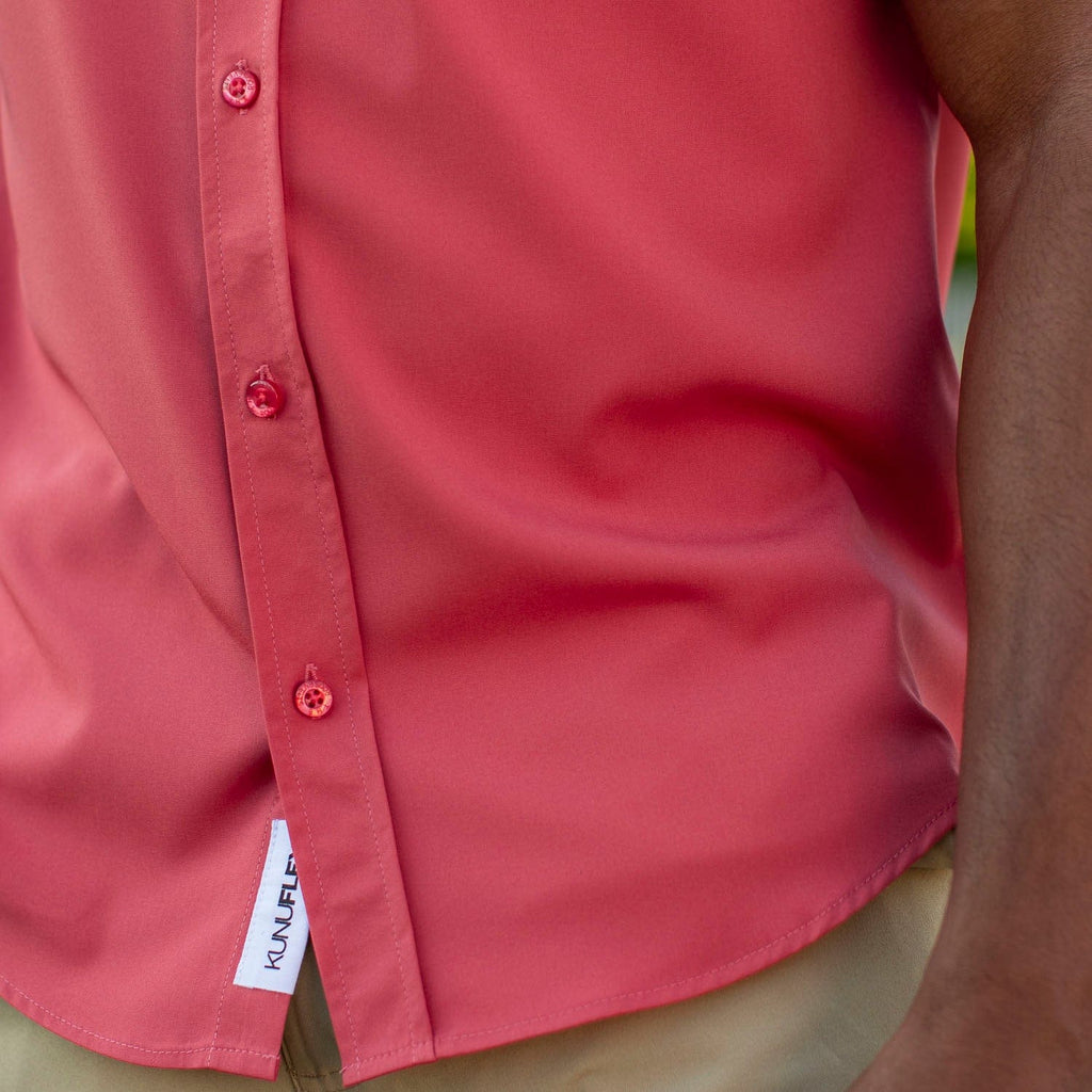 RSVLTS Siesta Red KUNUFLEX Short Sleeve Shirt — detail 8