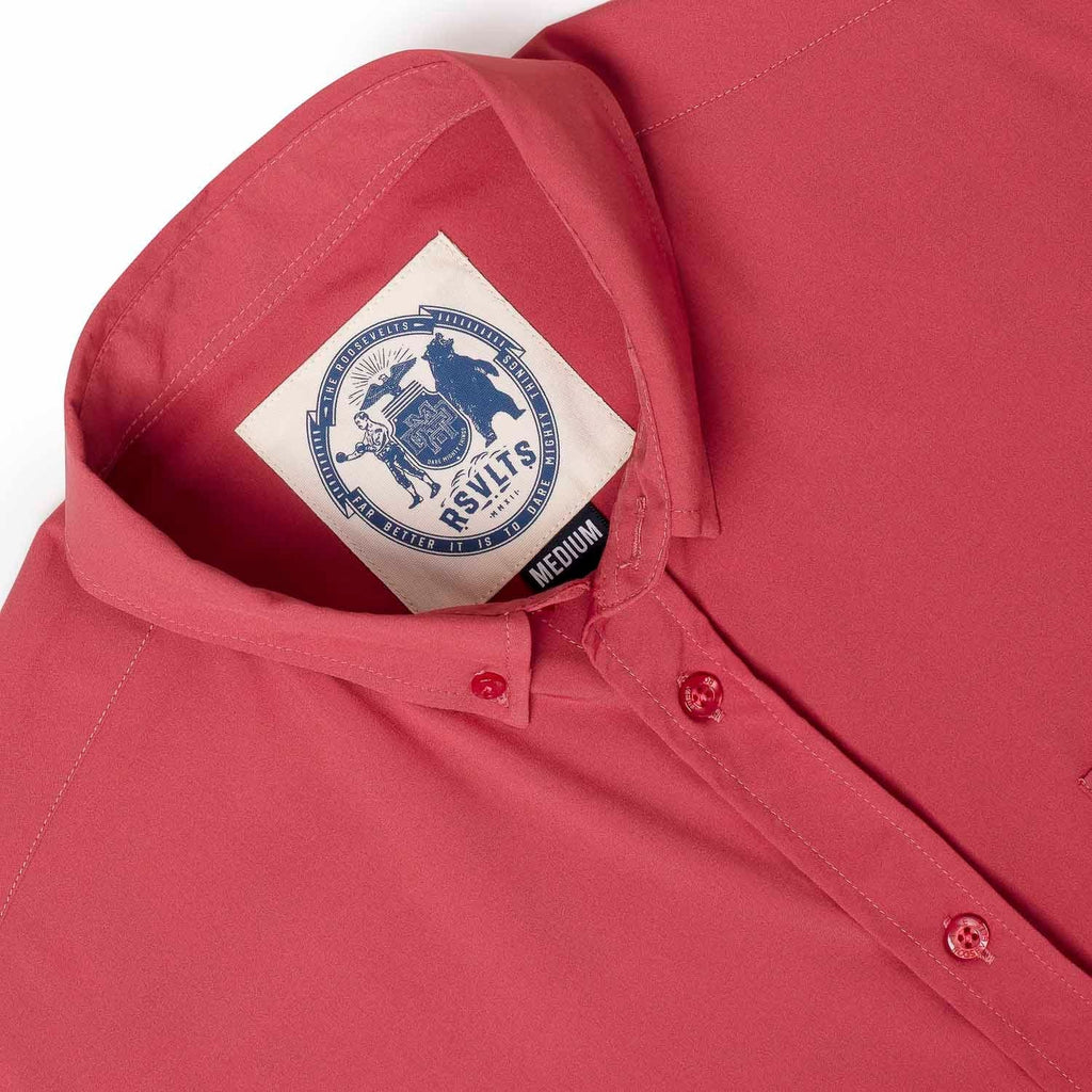 RSVLTS Siesta Red KUNUFLEX Short Sleeve Shirt — detail 6