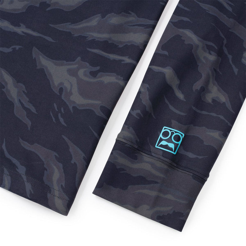 RSVLTS Dare Mighty Things Corp. Long Sleeve Performance Tee in Gray — detail 5