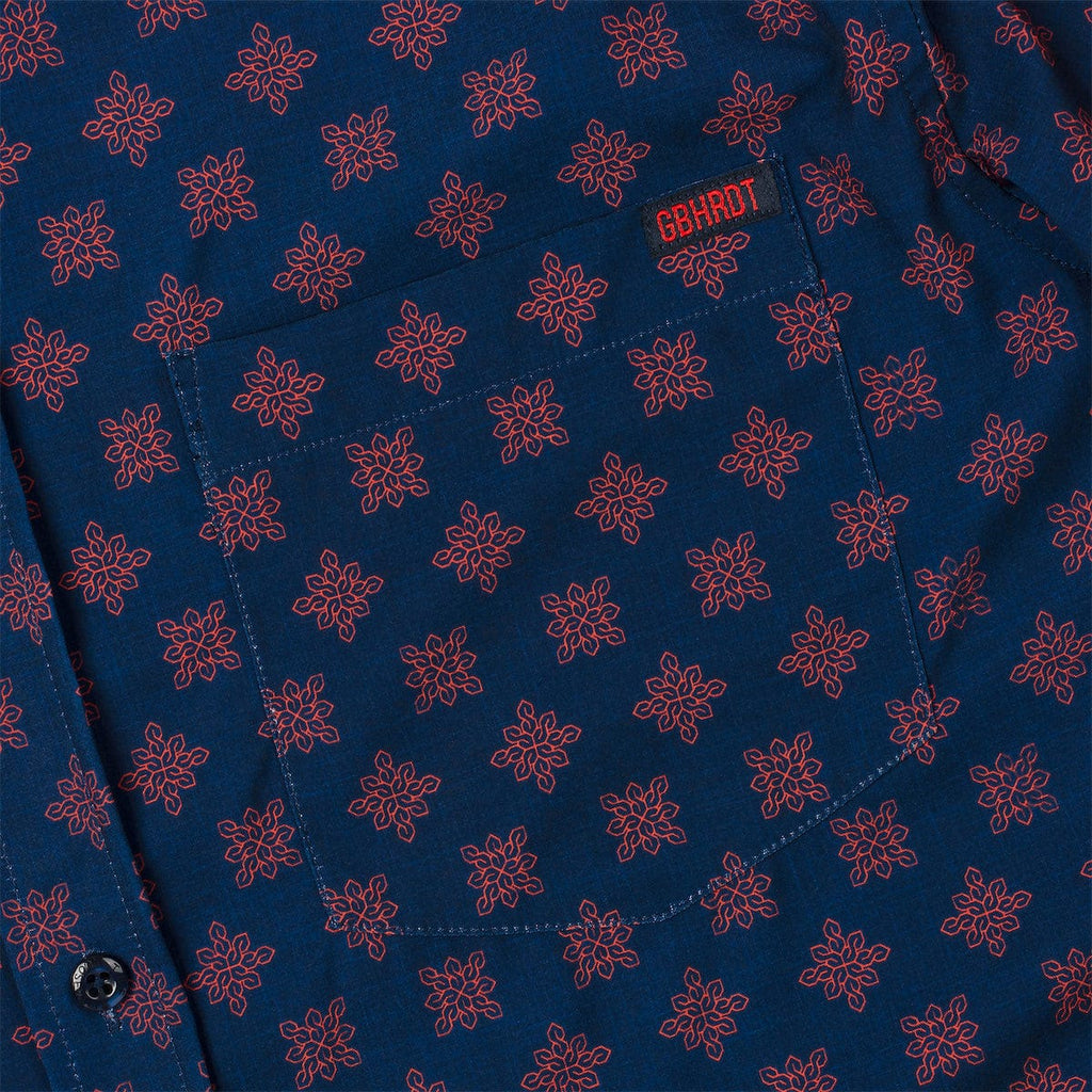 RSVLTS Cool S F KUNUFLEX Short Sleeve Shirt in Blue — detail 7