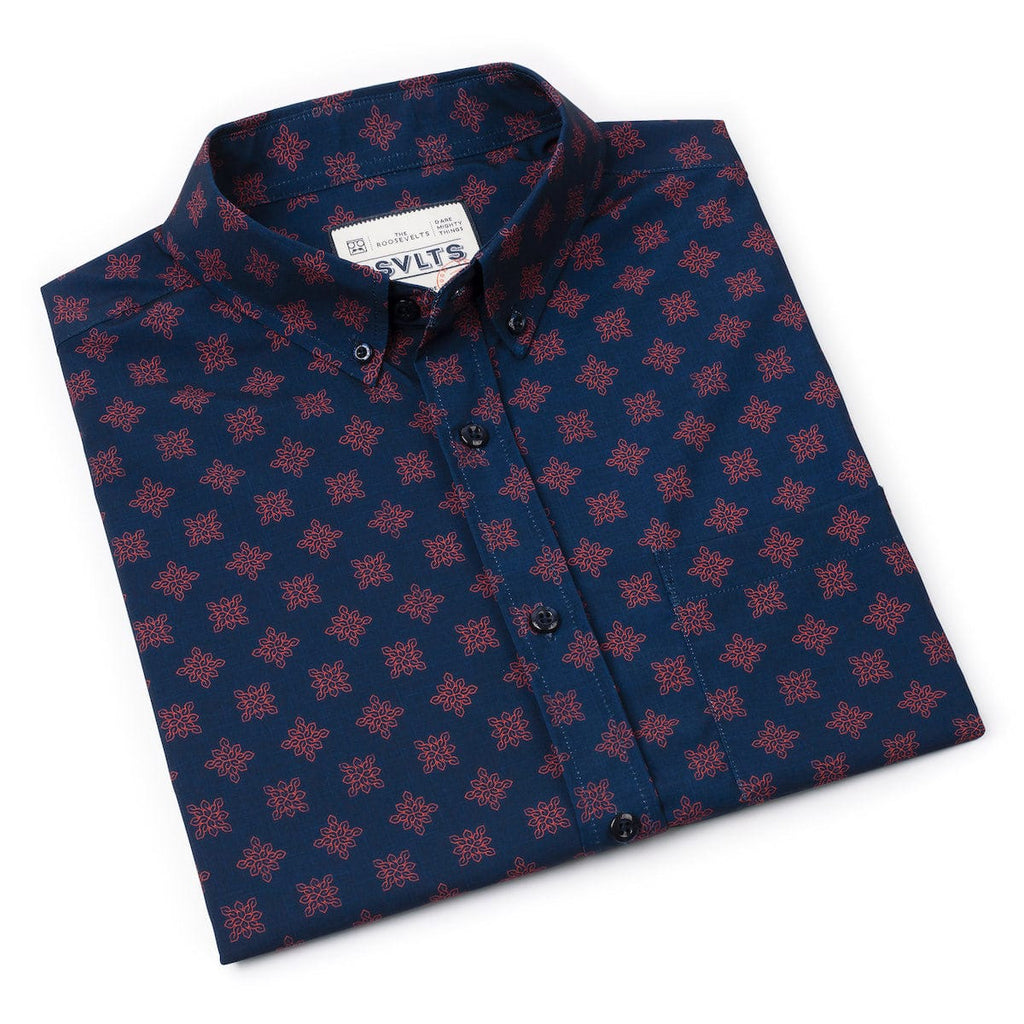 RSVLTS Cool S F KUNUFLEX Short Sleeve Shirt in Blue — detail 11