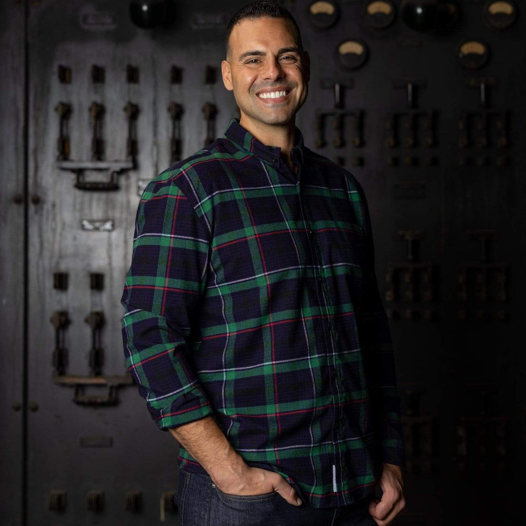 RSVLTS The Joker BorlandFlex Long Sleeve Flannel in Black — detail 7