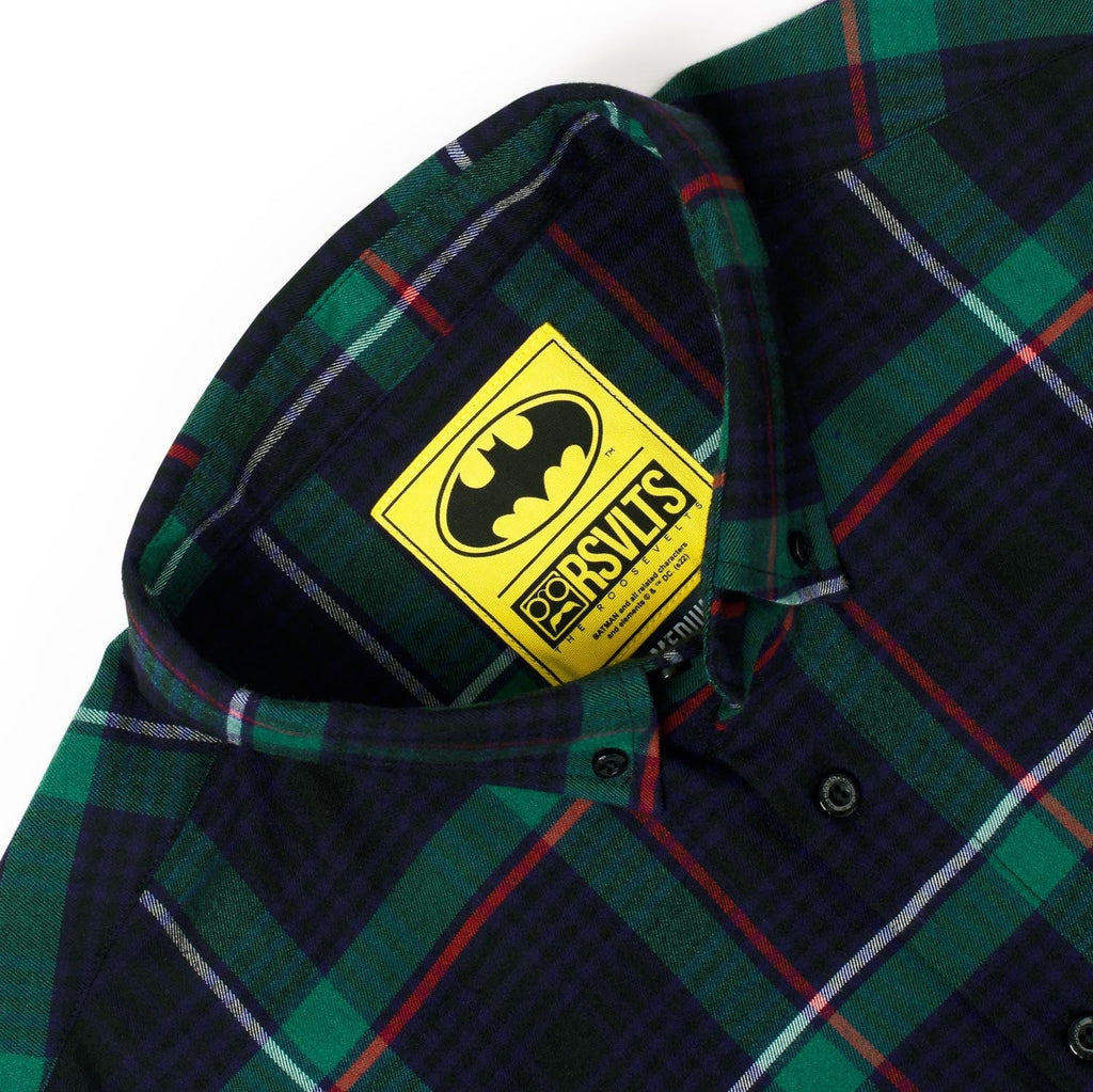 RSVLTS The Joker BorlandFlex Long Sleeve Flannel in Black — detail 8
