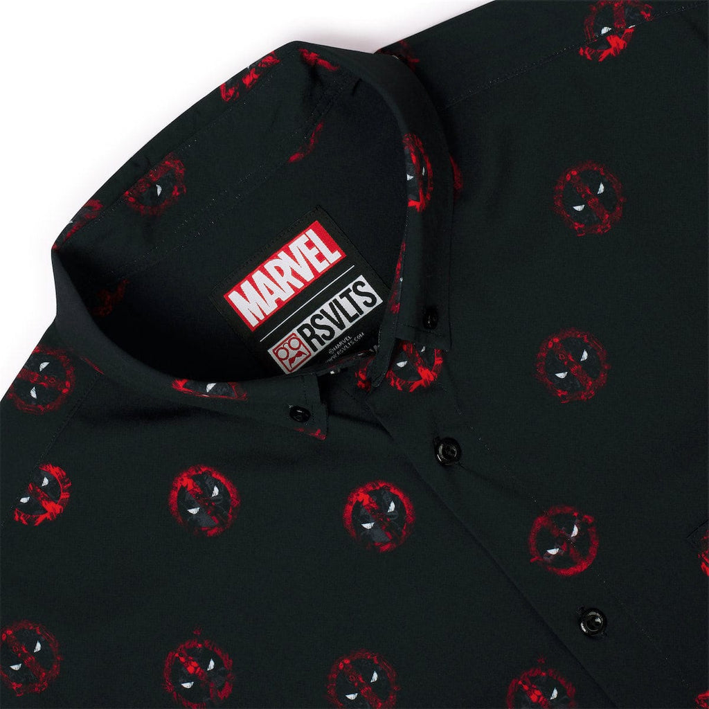 RSVLTS The Anti-Hero KUNUFLEX Short Sleeve Shirt in Black — detail 9