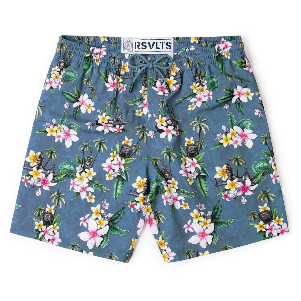 RSVLTS Wander Laos Hybrid Shorts in Gray — detail 2