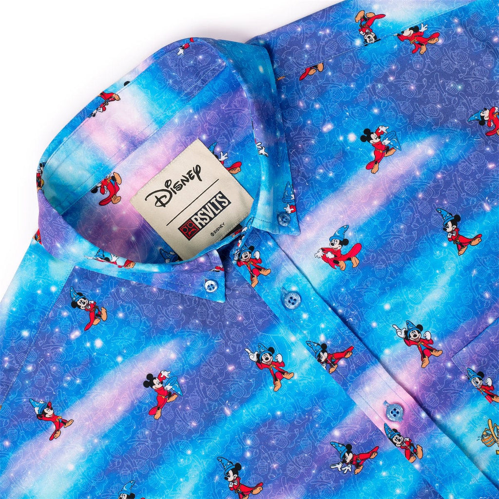 RSVLTS Lil Apprentices KUNUFLEX Short Sleeve Shirt in Blue — detail 8