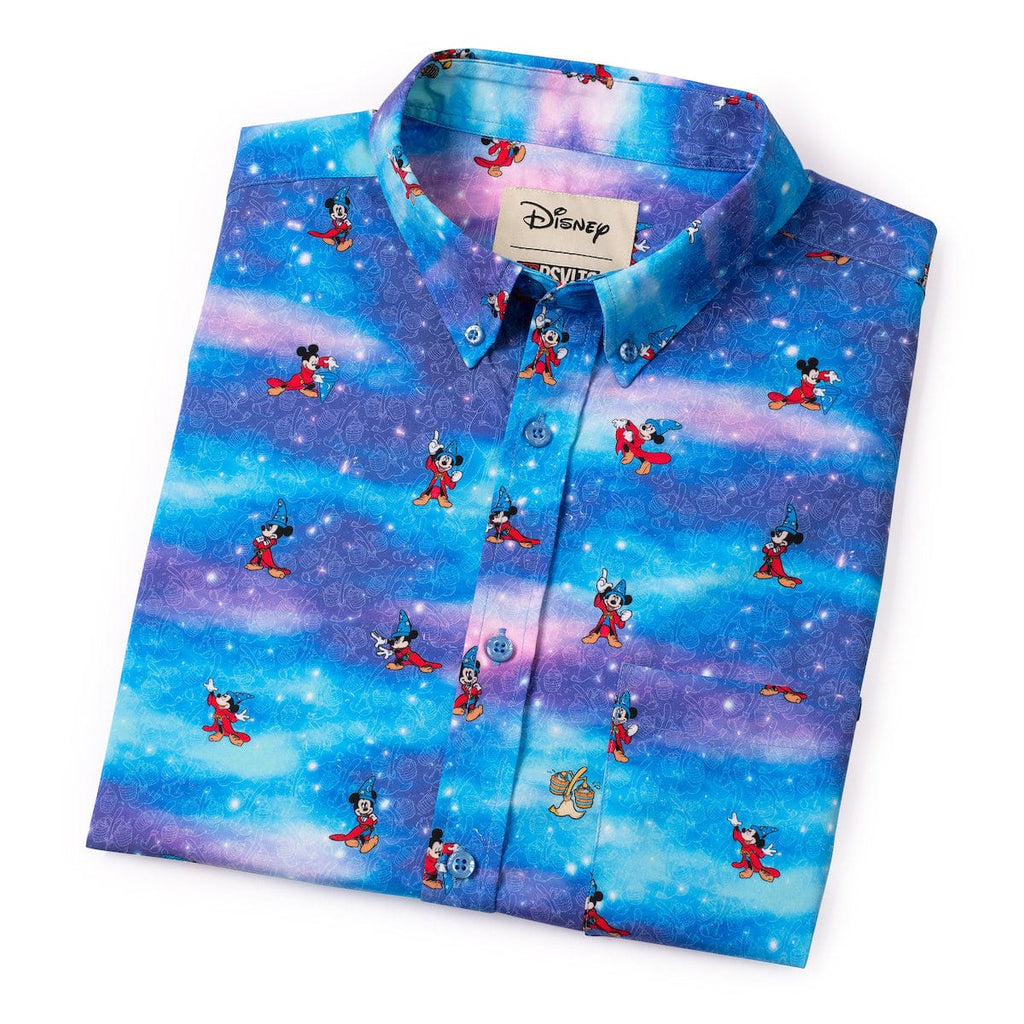 RSVLTS Lil Apprentices KUNUFLEX Short Sleeve Shirt in Blue — detail 11