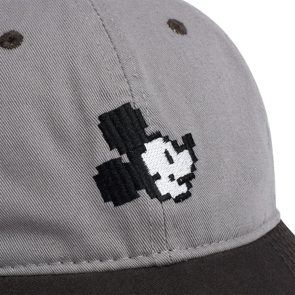 RSVLTS Pixel Pal Dad Hat in Gray — detail 4