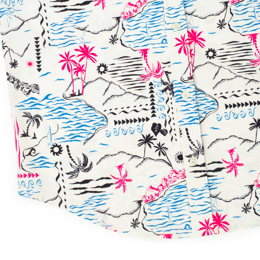 RSVLTS Soleil Beach (Day) KUNUFLEX Short Sleeve Shirt in Multicolor — detail 11