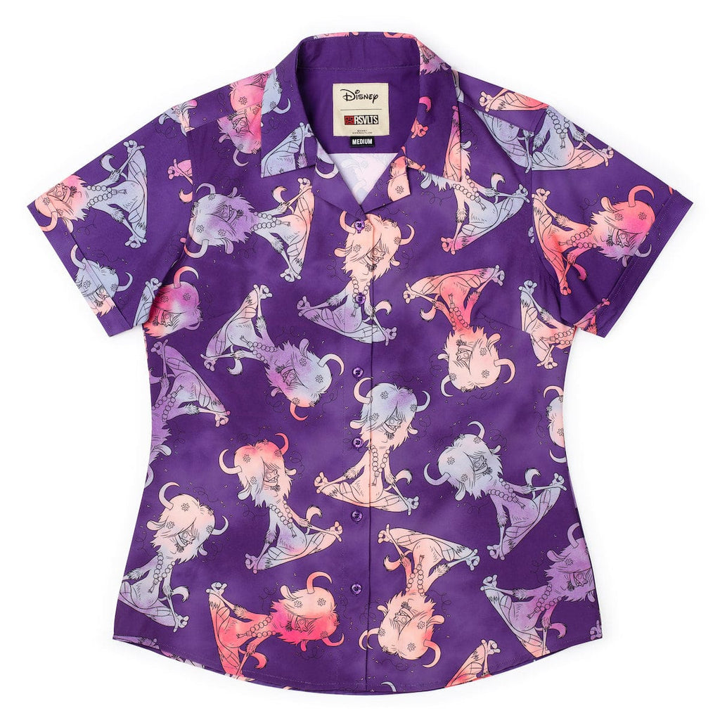 RSVLTS Ommmmm... Women's KUNUFLEX Short Sleeve Shirt in Multicolor — detail 5