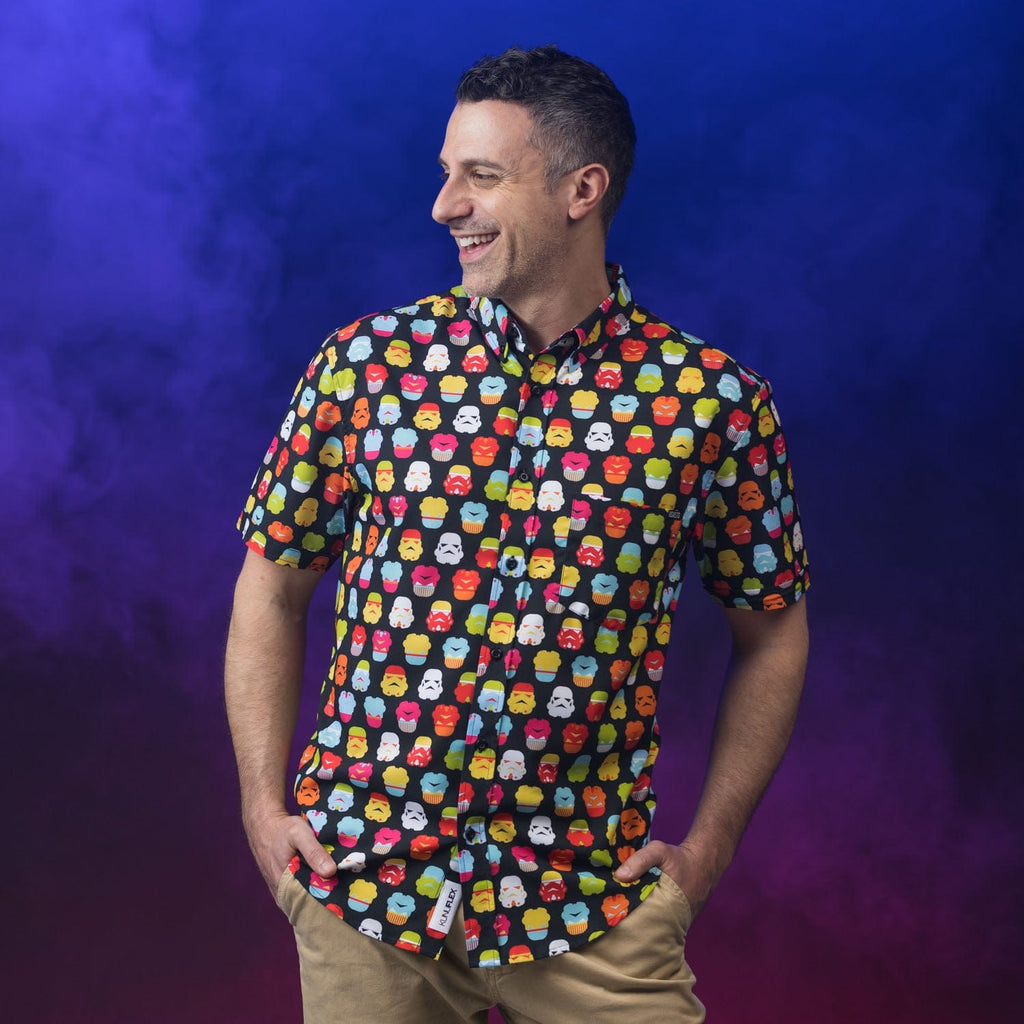 RSVLTS Technicolor Troopers KUNUFLEX Short Sleeve Shirt in Multicolor — detail 10