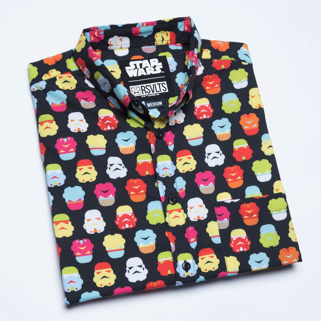 RSVLTS Technicolor Troopers KUNUFLEX Short Sleeve Shirt in Multicolor — detail 11