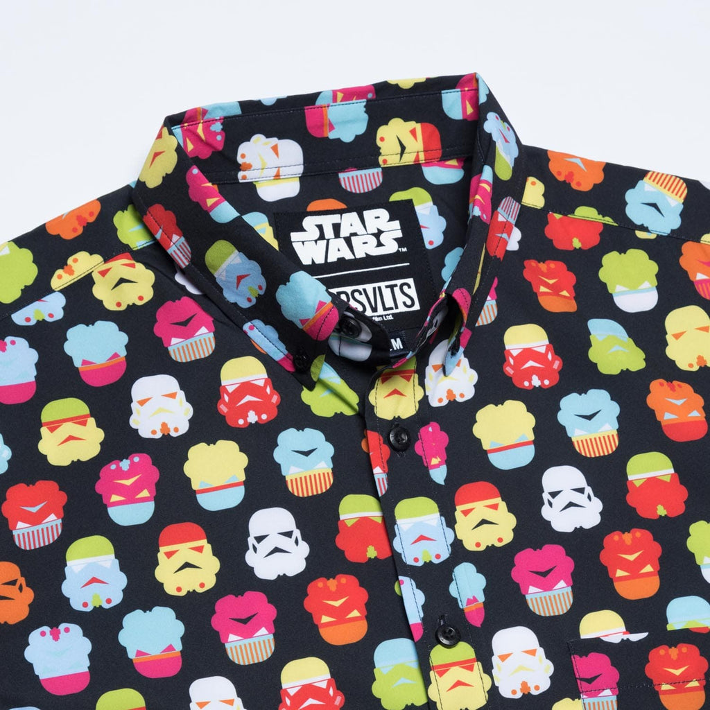 RSVLTS Technicolor Troopers KUNUFLEX Short Sleeve Shirt in Multicolor — detail 5