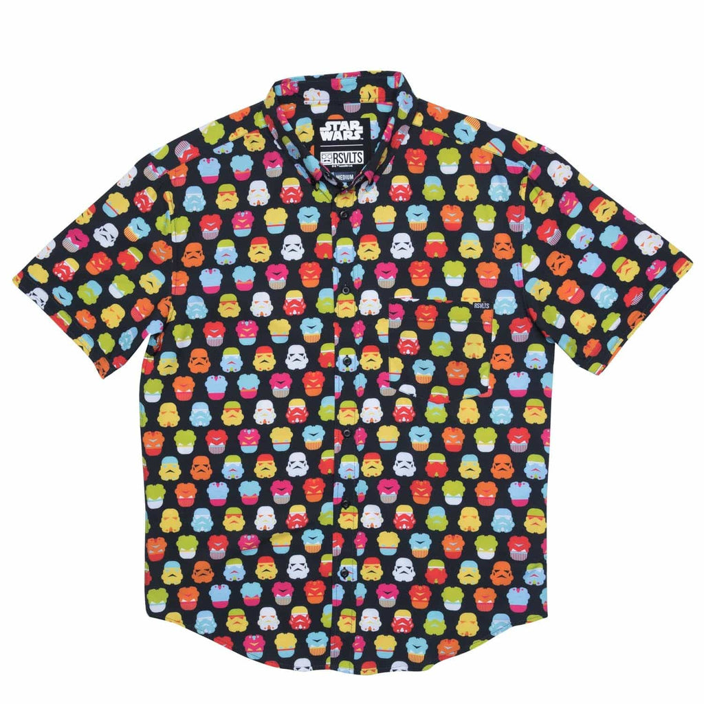 RSVLTS Technicolor Troopers KUNUFLEX Short Sleeve Shirt in Multicolor — detail 3