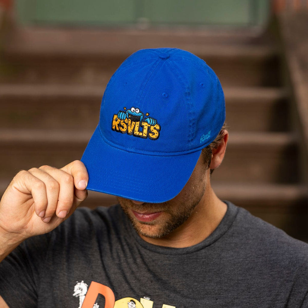 RSVLTS Me Want Cookie! Dad Hat in Blue — detail 7