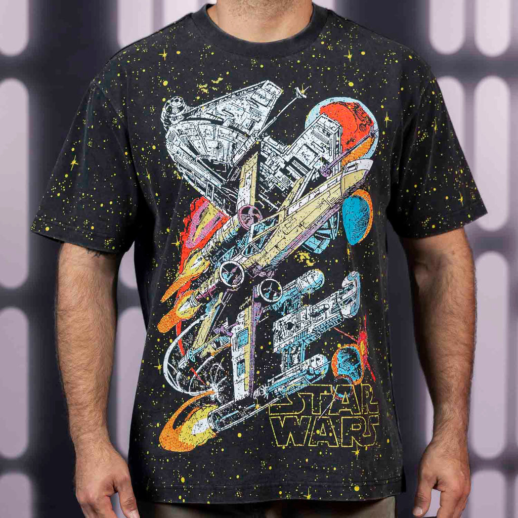 RSVLTS Built to Rebel Vintage Crewneck Tee in Black — detail 4