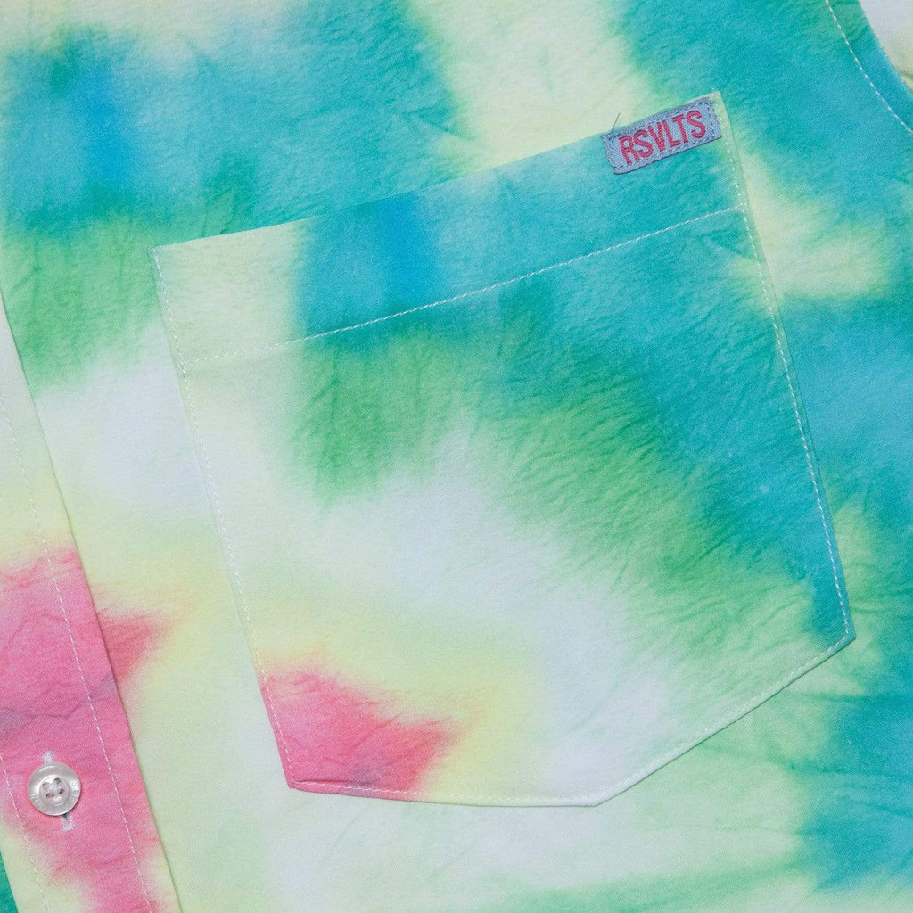 RSVLTS Sunburst Afternoon KUNUFLEX Short Sleeve Shirt in Multicolor — detail 6